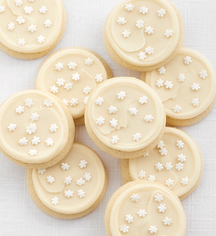 Buttercream Frosted Sprinkle Cutout Cookies - 24